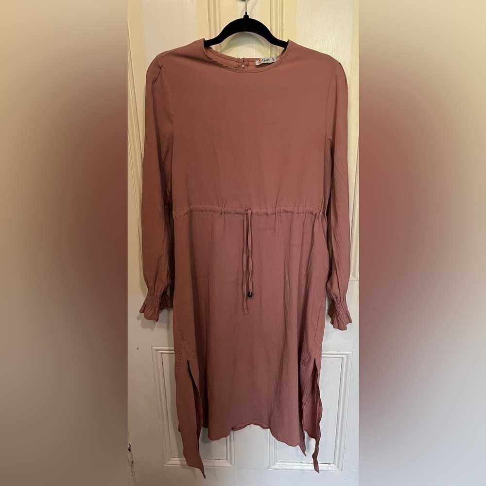 TAVIN Long Sleeve Crew Neck Mini Dress Size 8